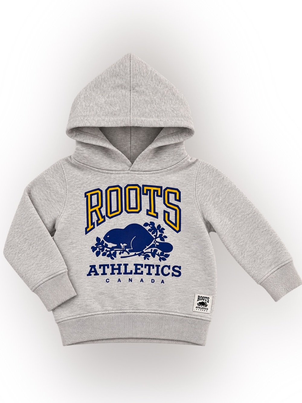 Roots Kids Athletics Canada Grey Beaver Hoodie Size 3